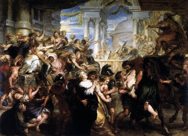 Peter Paul Rubens The Rape of the Sabine Women oil painting picture